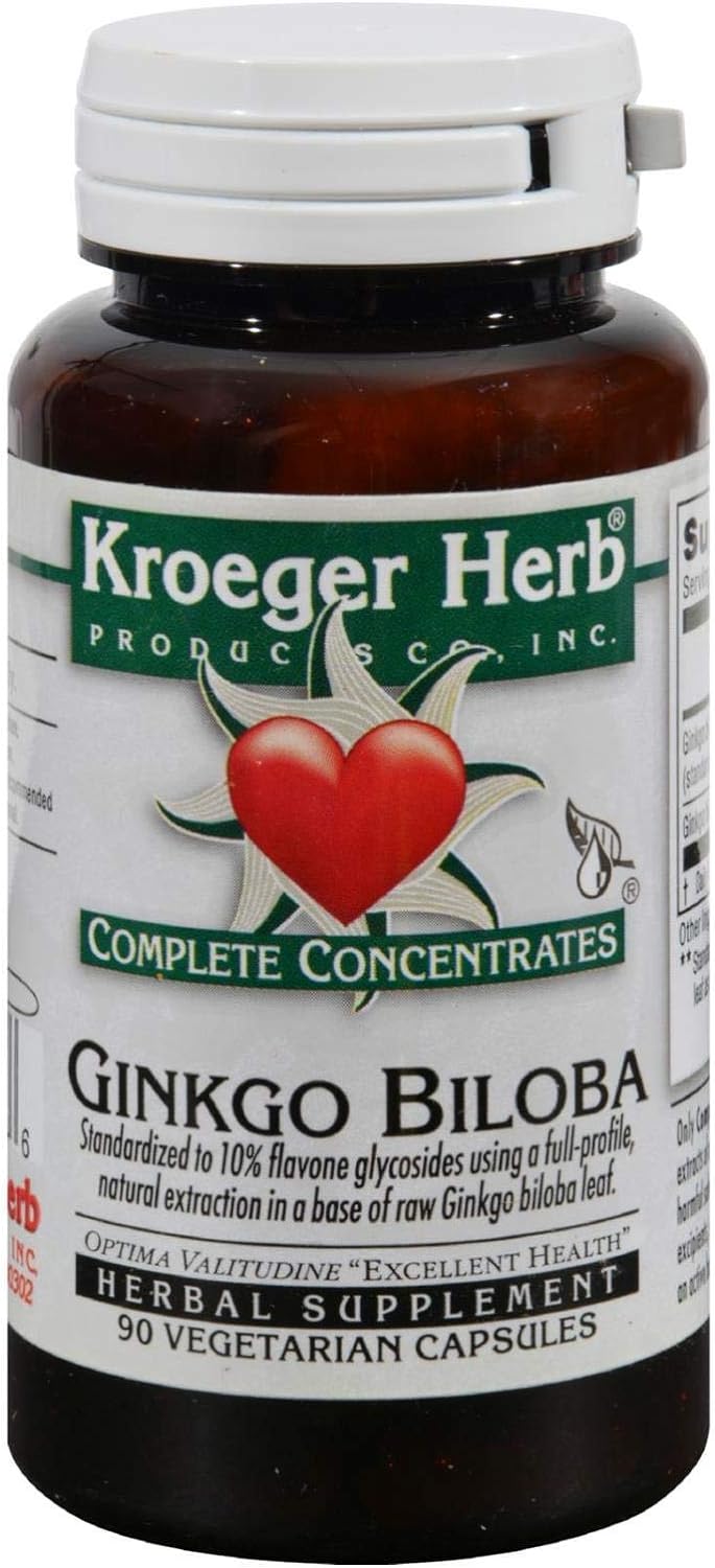Kroeger Herb Ginkgo Biloba 10% 90 Cap