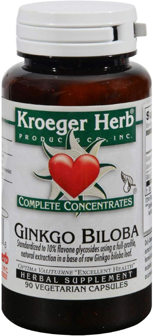 Kroeger Herb Ginkgo Biloba 10% 90 Cap