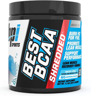 BPI Sports Best BCAA Shredded - Thermogenic Recovery Drink - Caffeine