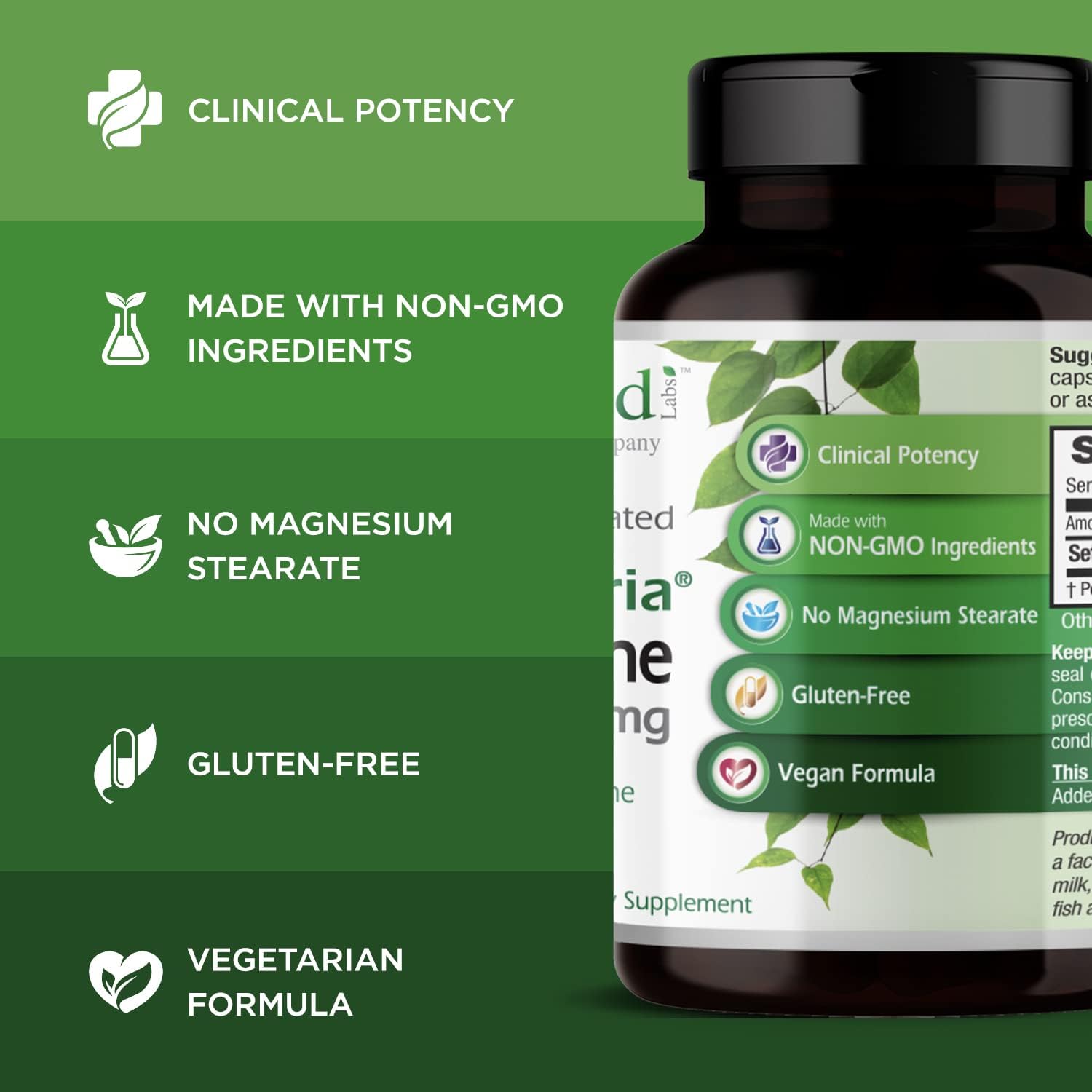 Emerald Labs Setria L-Glutathione - Dietary Supplement with Reduced Gl