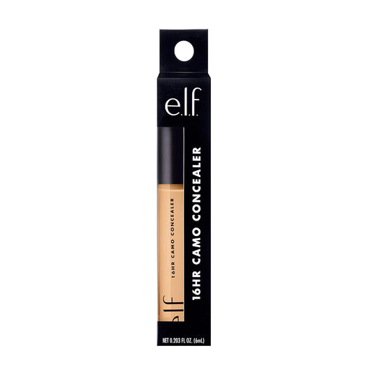 e.l.f. 16HR Camo Concealer, Full Coverage, Highly Pigmented Concealer With Matte Finish, Crease-proof, Vegan & Cruelty-Free, Medium Peach, 0.203