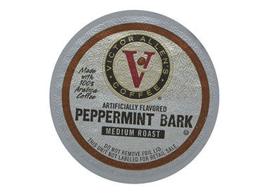 Victor Allen Coffee Pods, Peppermint Bark, 42 Count