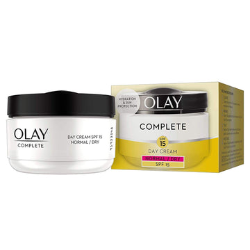 Olay Essentials Complete Care Day Cream SPF 15 for Normal and Dry Skin, 1.7