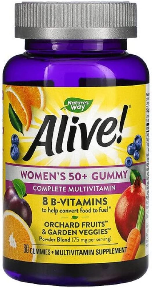 Womens 50+ Gummy Vitamins 60 Gummies (2 Pack)