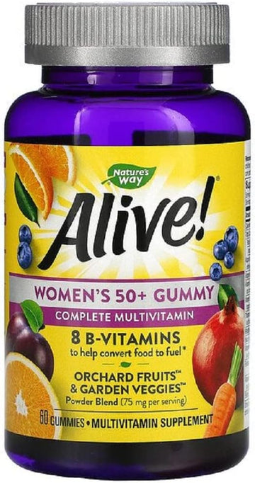 Womens 50+ Gummy Vitamins 60 Gummies (2 Pack)