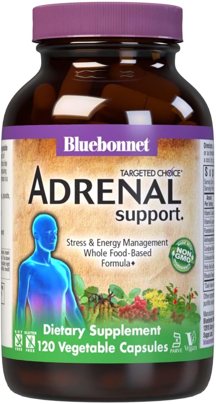 Bluebonnet Nutrition Targeted Choice Adrenal Support, 120 Count5.6 Ounces