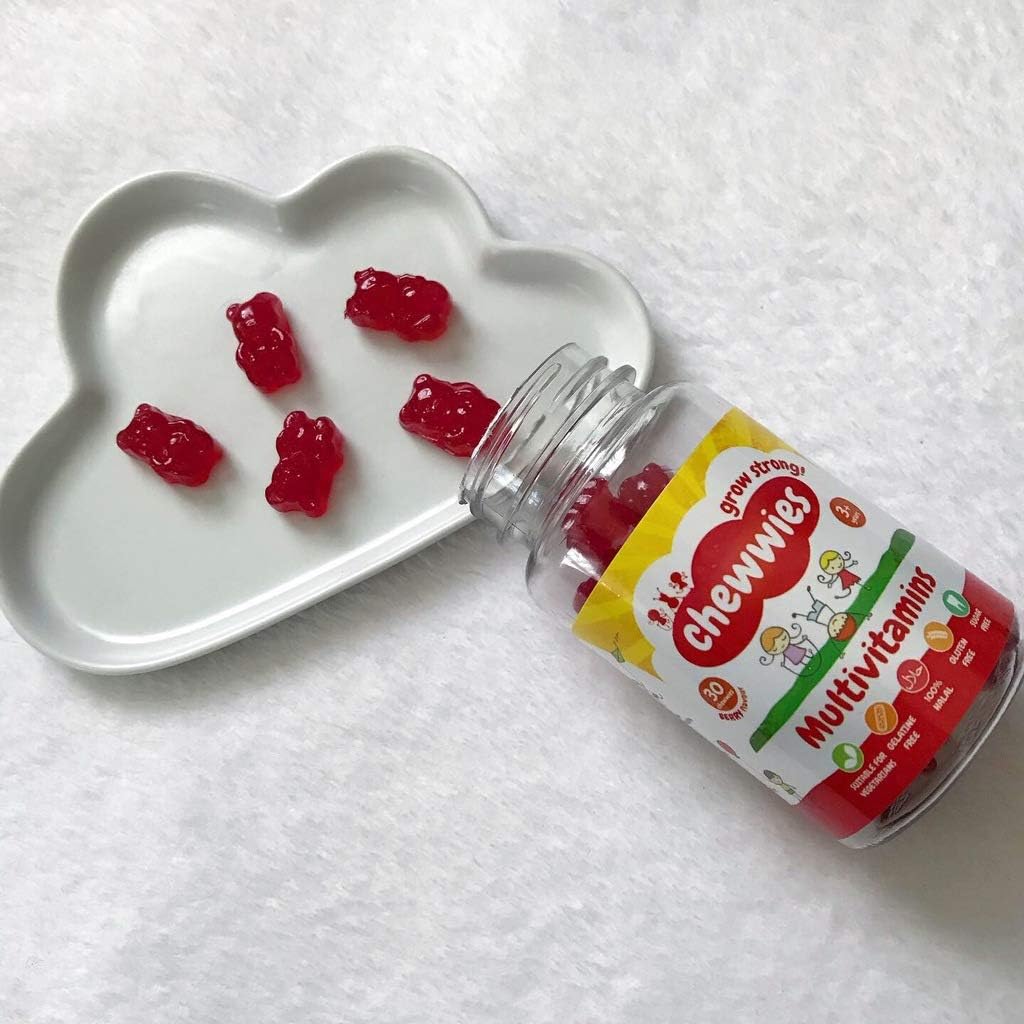 Chewwies Multivitamin - Chewable Vegan Gummies- Gelatin Free, Sugar Fr
