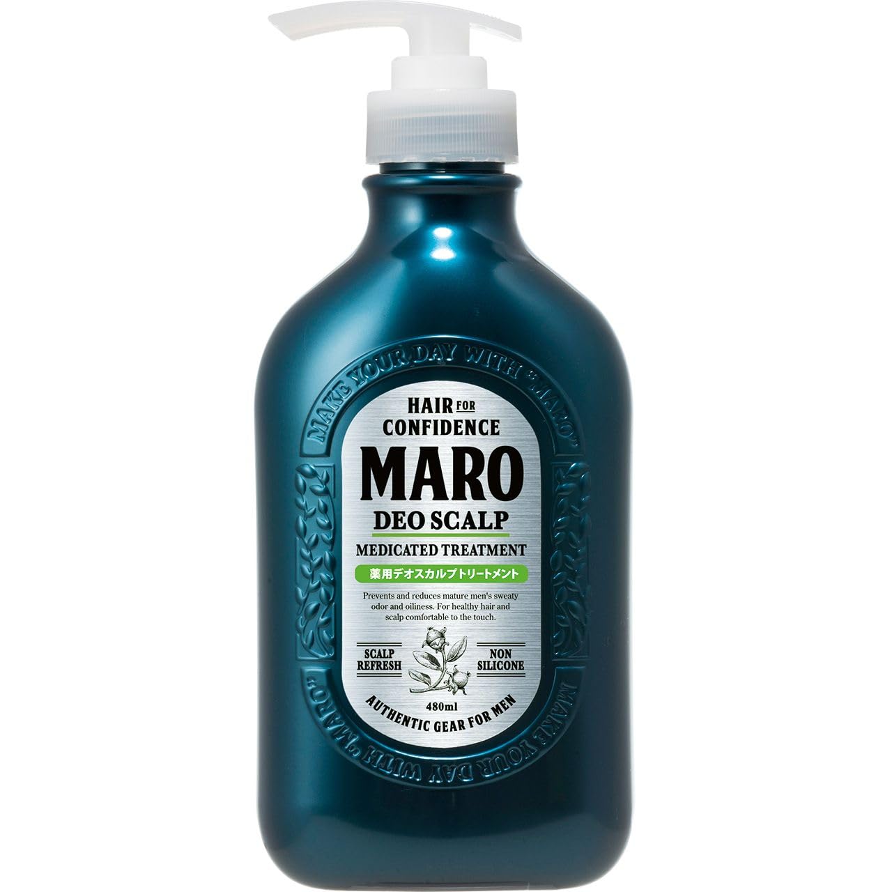 MARO Deo Scalp Treatment | Prevents Dandruff, Itchiness & Odor While Moisturizing Scalp & Roots | 16 oz / 480 ml