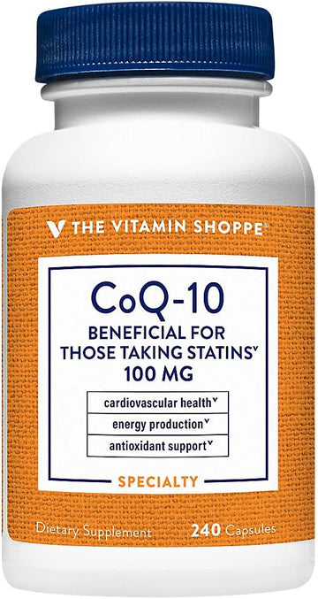 The Vitamin Shoppe CoQ-10 100mg - Beneficial for Those Takin