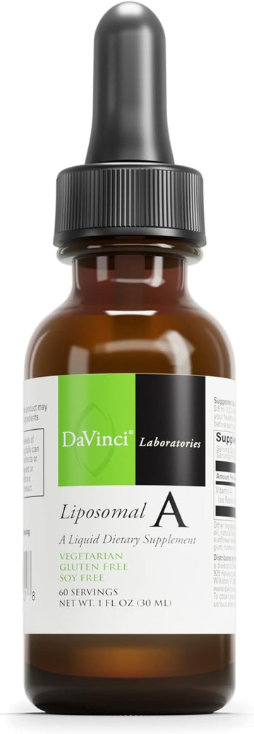 DAVINCI Labs Liposomal A - Liquid Vitamin A Supplement to Support Bone