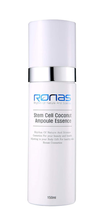 Ronas Stem Cell Coconut Ampoule Essence Serum. Advanced Anti Aging Formula Dermatologists Approved and Recommended as Best Anti Aging Plant Stem Cells Rejuvenate your Skin 5.07