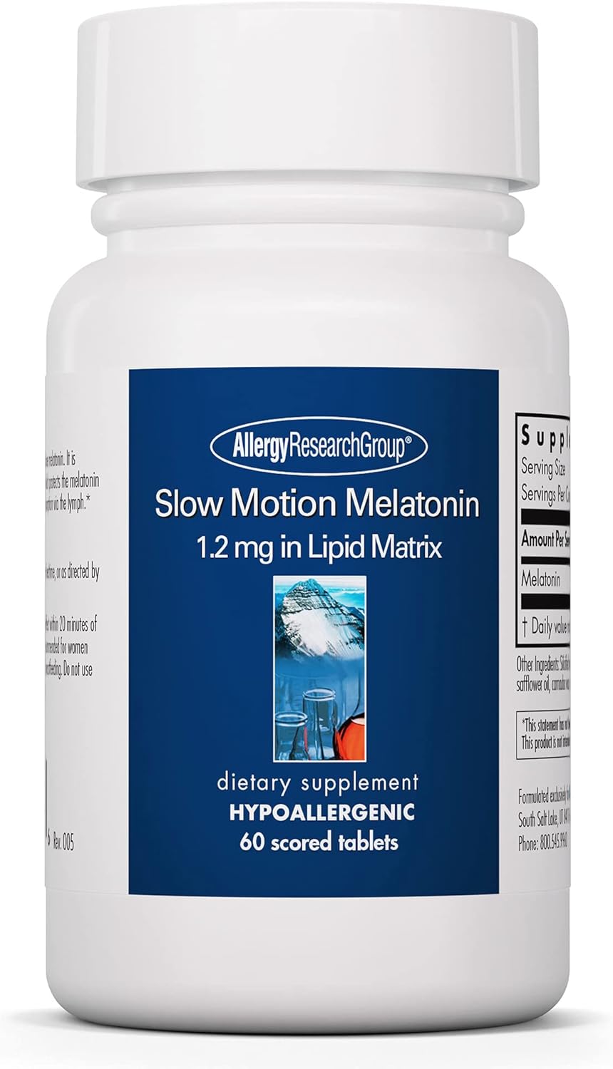 Allergy Research Group - Slow Motion Melatonin - Sleep Support, Antiox