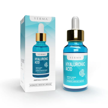 YERMA Hyaluronic Acid Serum Face Moisturizing Ampoule for Skincare | Anti aging, Exfoliating & Hydrating | Pimple, Freckle, Retinol, Repair, Acne, Breakout, Wrinkle | 30