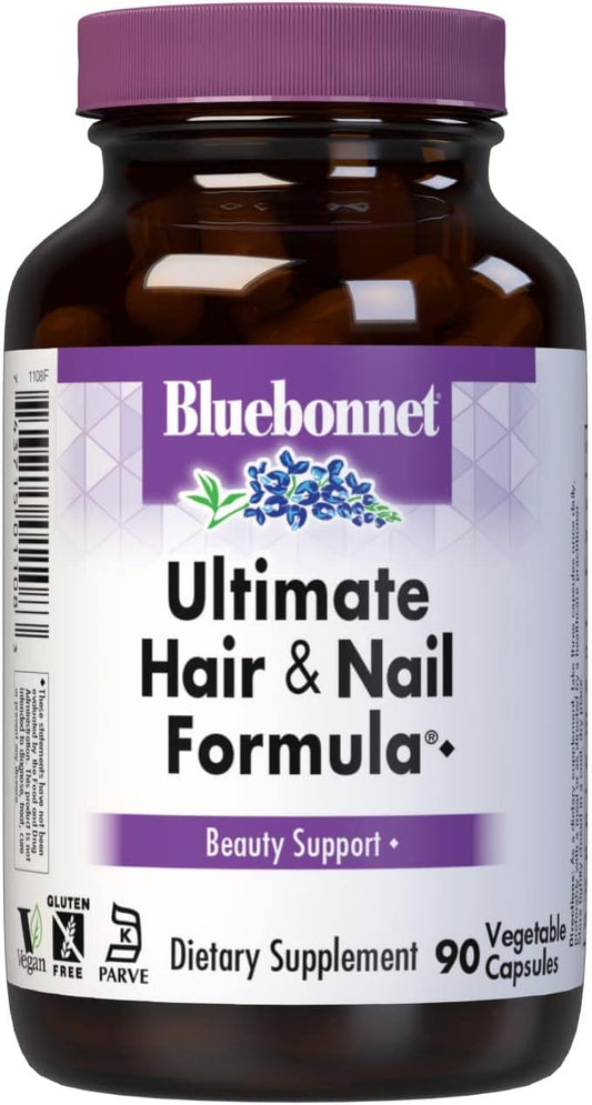 Bluebonnet Nutrition Ultimate Hair and Nail Formula, Vitamins*, Minera