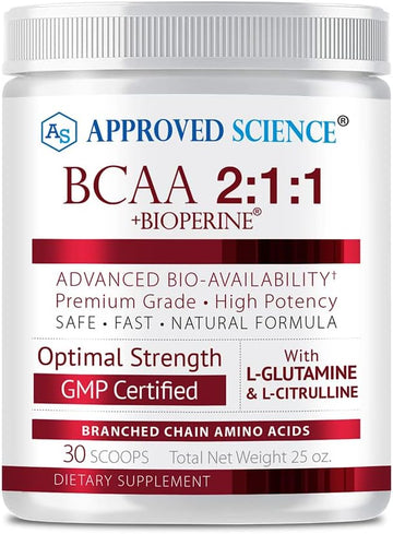 Approved Science? BCAA Powder - 2:1:1 BCAA Ratio - 3500 mg L-Leucine -