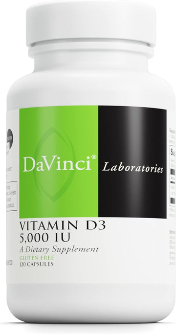 Davinci Labs Vitamin D3 5000 Iu - Dietary Supplement To Support Health
