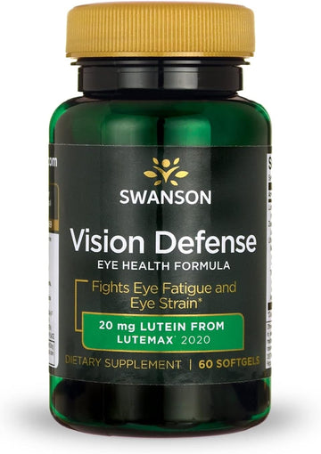 Swanson Vision Defense Antioxidant Vision Health Supplement Lutein Zea