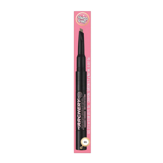 Soap & Glory Archery 2-In-1 Sculpting Eyebrow Crayon & Setting Gel, Blonde - Double Ended Eyebrow Liner with Brush + Eyebrow Pencil - Brow Gel for All Day Brow Sculpt (1 count)