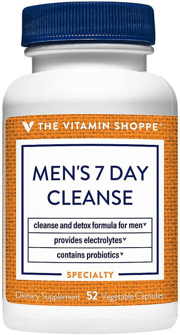 The Vitamin Shoppe Men's 7 Day Cleanse - Detox Formula with Probiotics