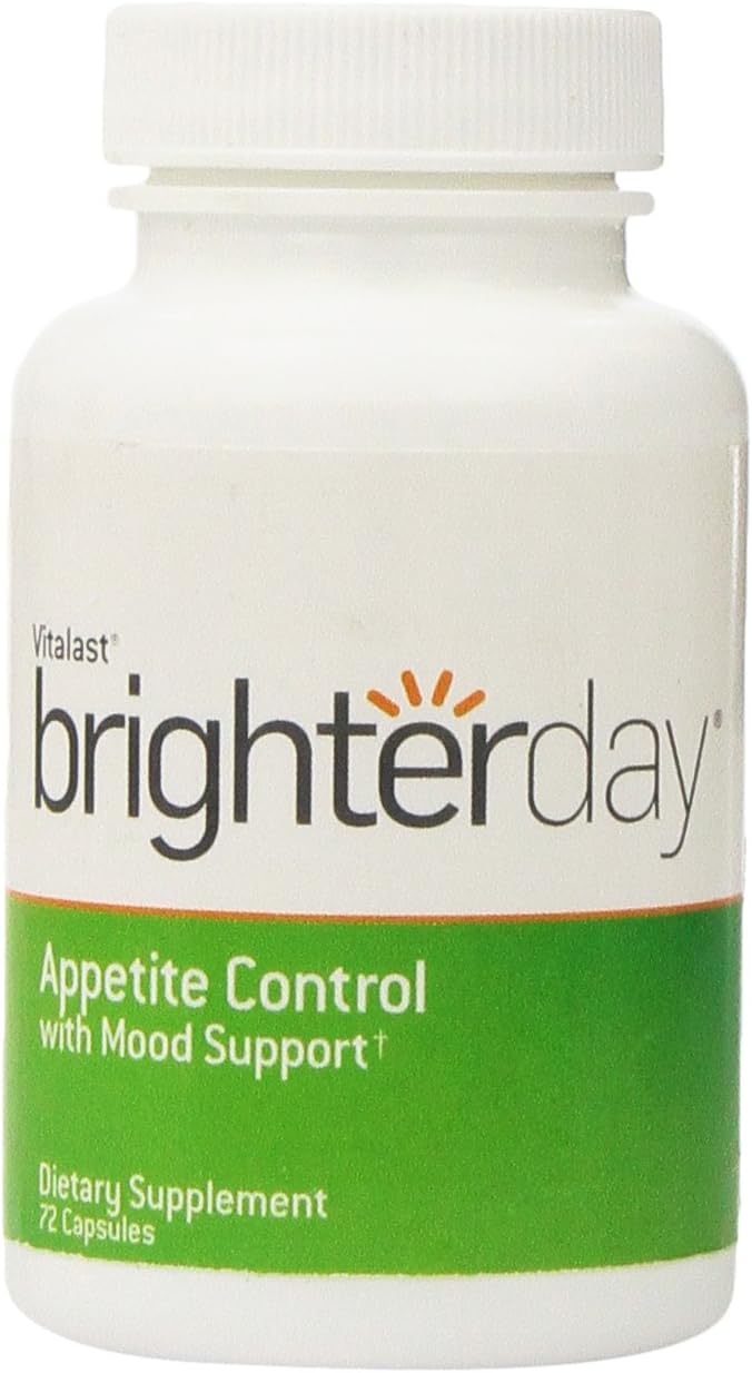 BrighterDay? Appetite Control and Mood Support with 5-HTP, Lithium Orotate, Sensoril Ashwagandha, Eleuthero, 72 capsules