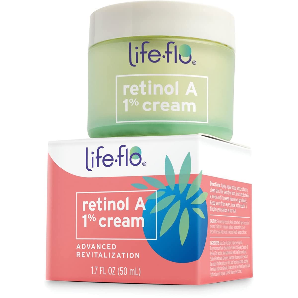 LIFE-O Retinol A 1% Advanced Revitalization Cream | Refines Skin & Diminishes Look of Fine Lines & Wrinkles | 1.7