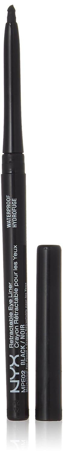 NYX Waterproof Retractable Eyeliner color MPE02 Black