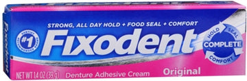 Fixodent Denture Adhesive Cream Original 1.40  (Pack of 9)