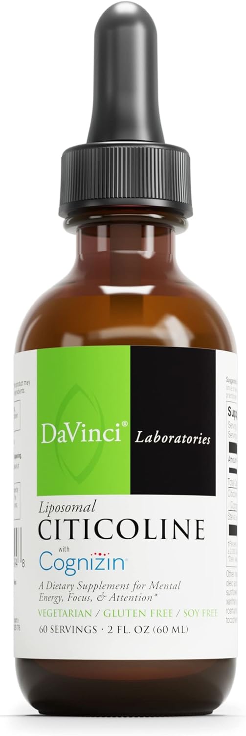 DAVINCI Laboratories - Liposomal Citicoline - 60 Servings - 2 Fl Oz4.23 Ounces