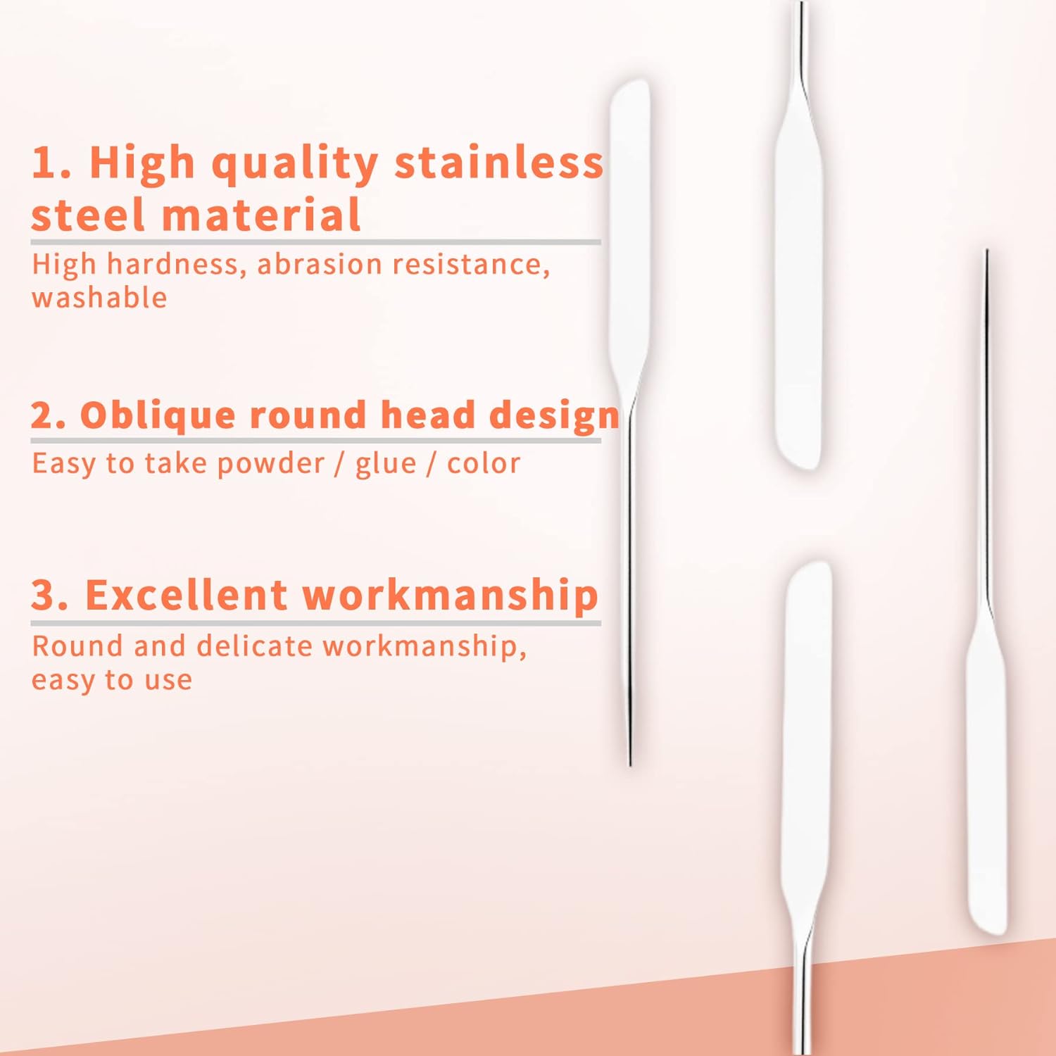 Korean Spatula Makeup, With Steel Makeup Stainless Mixing Pa