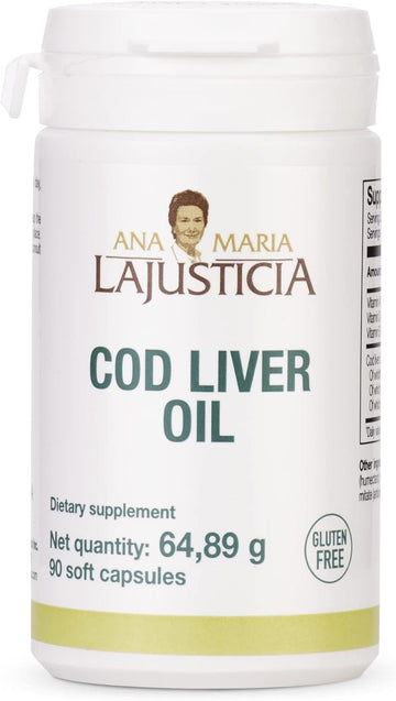 ANA MARIA LAJUSTICIA- COD Liver Oil - Rich in Omega-3 + Vitamins A, D