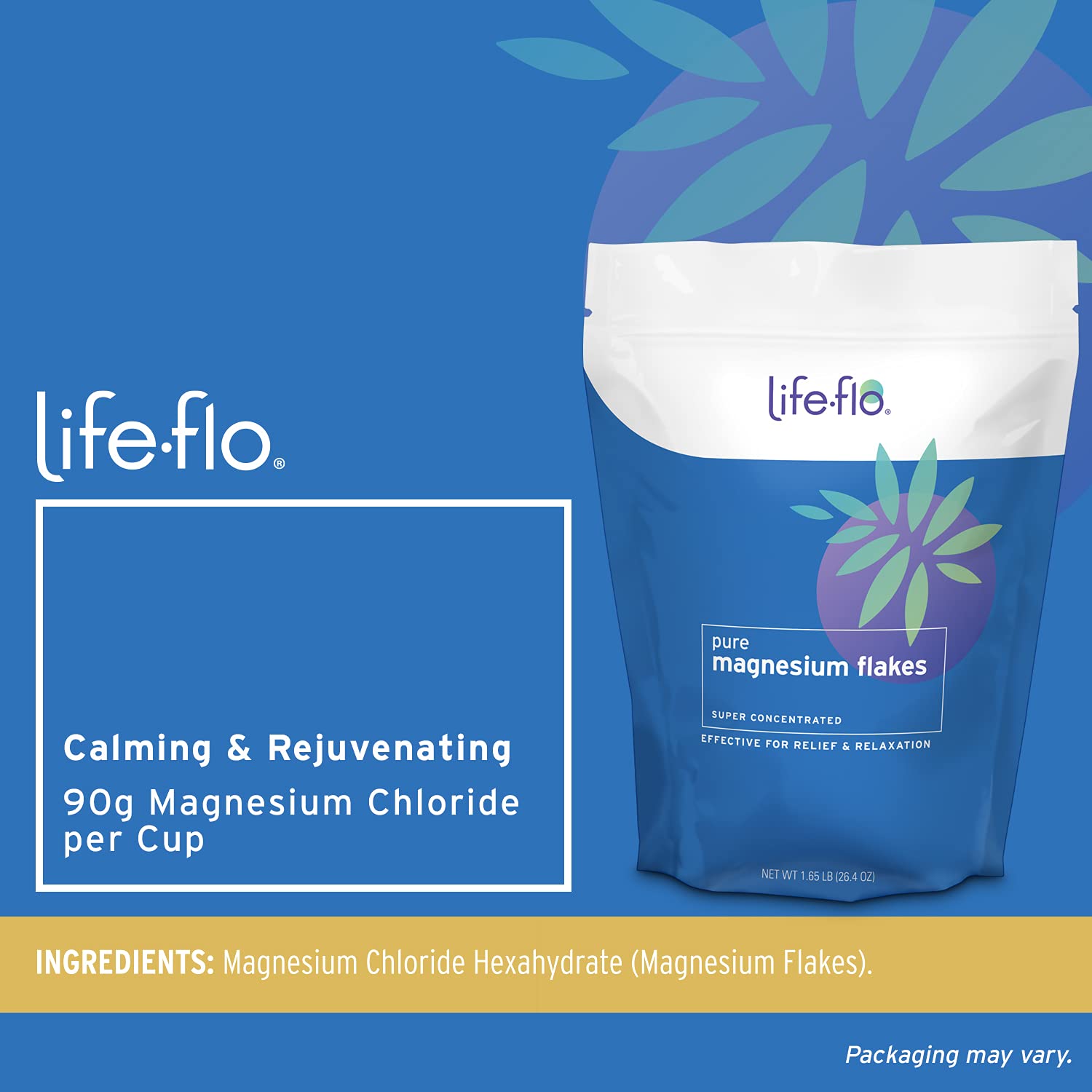 Life-Flo Pure Magnesium Flakes | Magnesium Chloride Brine from Zechste