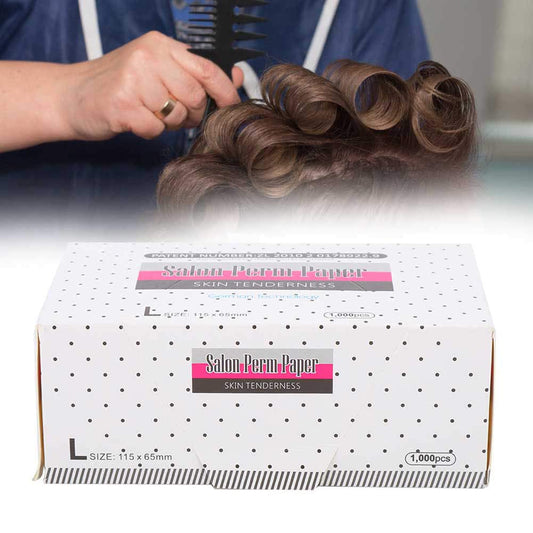Hair Perm Paper, Perm Papers Barber Shop UltraThin Hair Perm Paper Wraps for Salon Home Styling Hair Mesh Breathable Perming Paper Hairdressing Tool Styles End Wraps Paper for Hair Color (Perm paper)