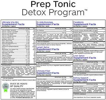 Professional Botanicals Prep Tonic Detox 10 Day pkts