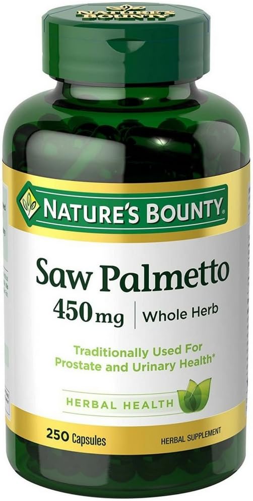 Nature's Bounty Saw Palmetto Support for Prostate and Urinary Health, 