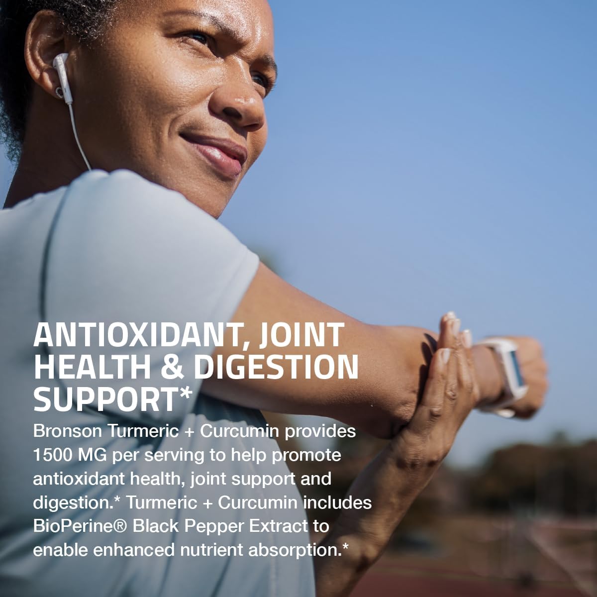 Bronson Turmeric Curcumin 1500 MG per Serving Antioxidant, Joint & Dig