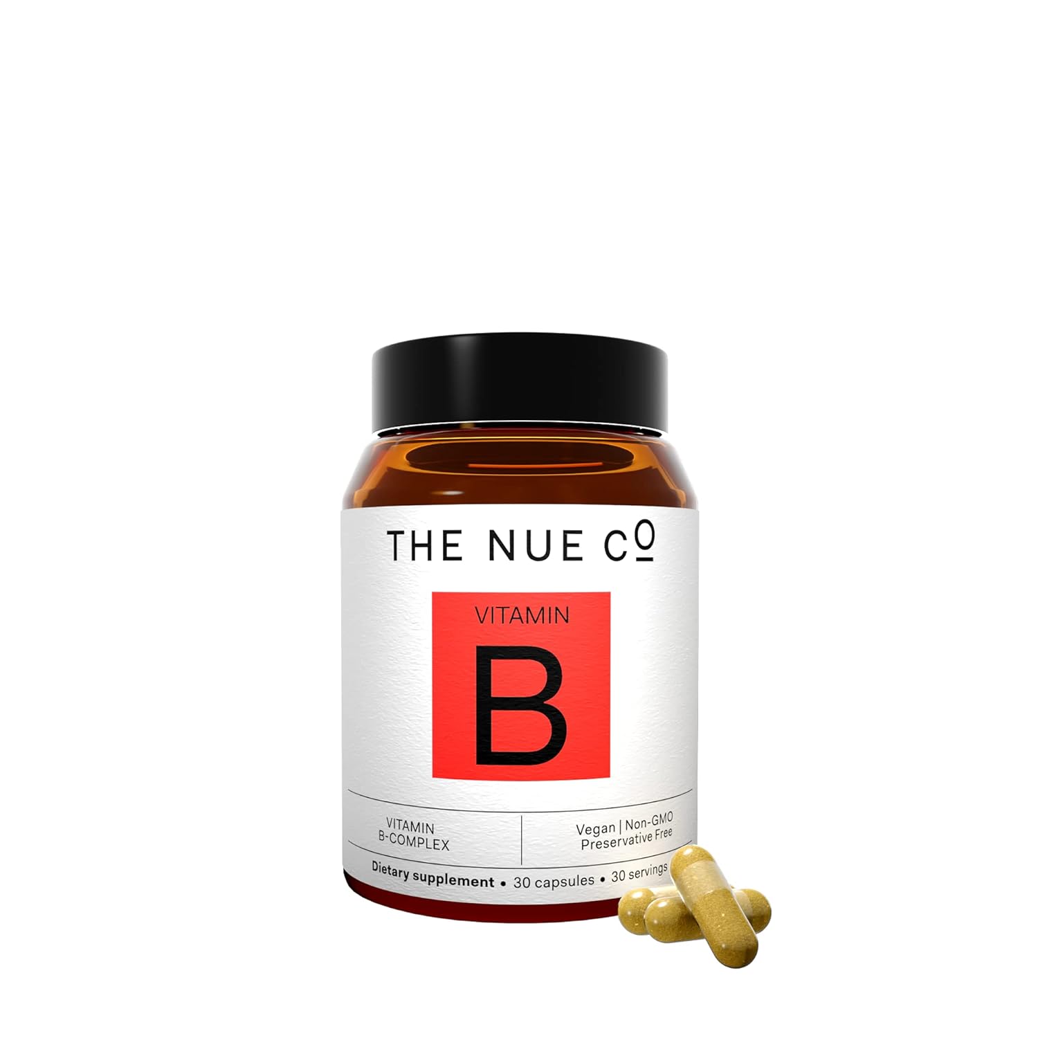 The Nue Co. Vitamin B Supplement, Supports Energy, Promotes Healthy Sk
