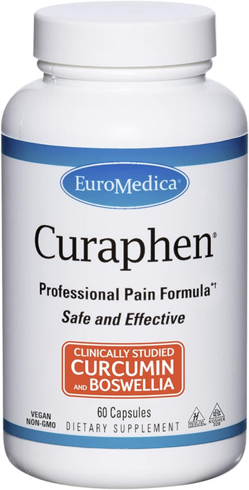 Euromedica Curaphen - 60 Capsules - Professional Pain Formula - Potent