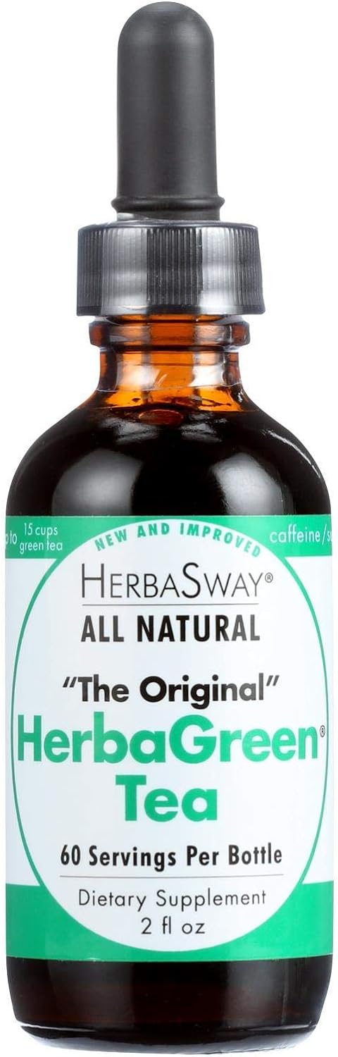 Herbasway Laboratories HerbaGreen Tea Honey Lemon - 2 fl oz