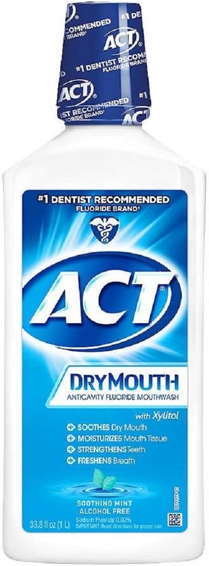 ACT Total Care Dry Mouth Anticavity Fluoride Mouthwash Sooth
