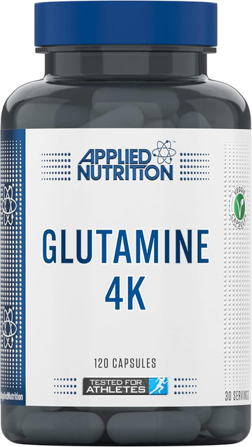 Applied Nutrition Glutamine 4K - L Glutamine 4000 Mg Per Serving, Rest100 Grams
