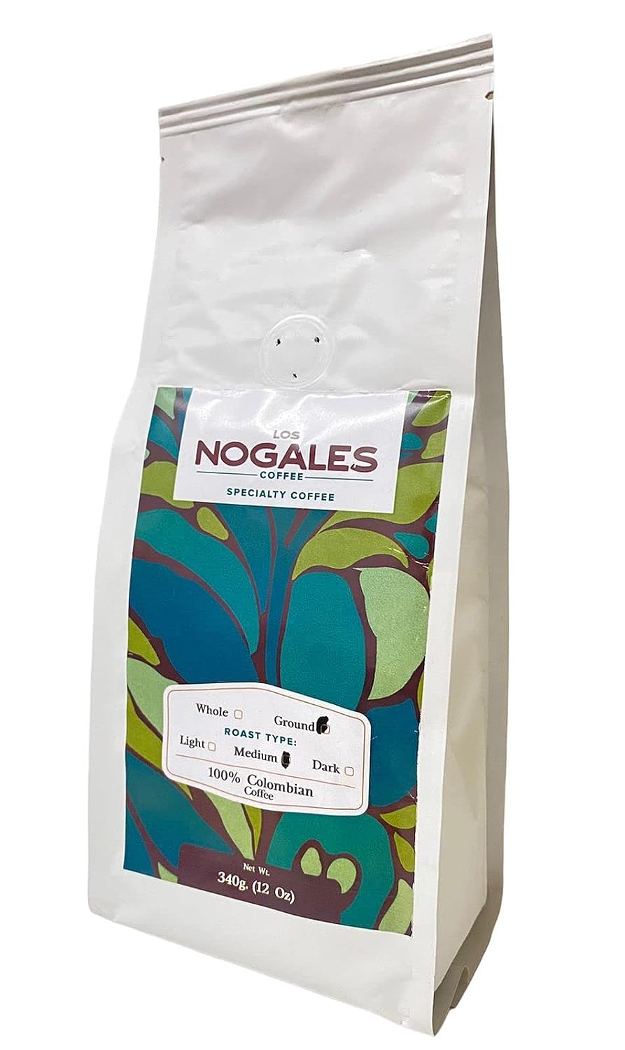 Los Nogales Coffee Café Los Nogales, 100% Colombian Premium Coffee, Ground, Médium Roast, Specialty-grade Arábica Coffee (Ground)