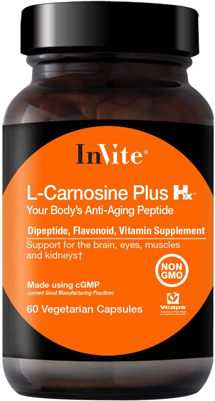 Invite Health L-Carnosine Plus Hx  Supports Eye And Vision Health -
