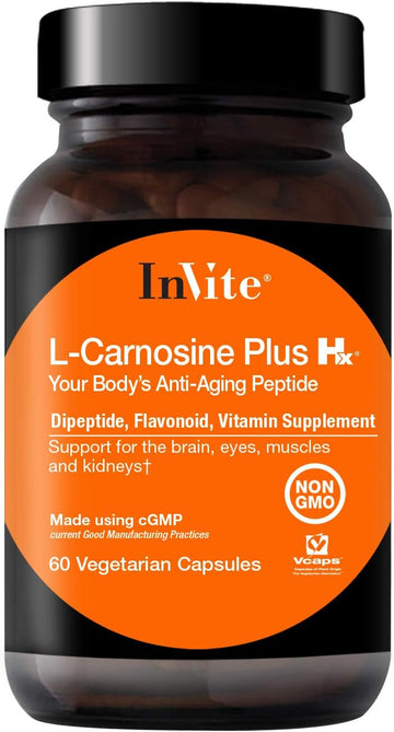 Invite Health L-Carnosine Plus Hx  Supports Eye And Vision Health -