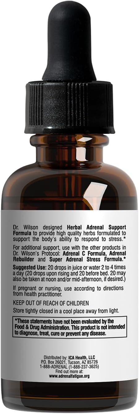Dr. Wilson's Herbal Adrenal Support Formula adaptogenic Herb