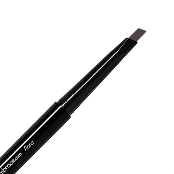 Eye Embrace ora: Dark Brown-Gray Eyebrow Pencil – Waterproof, Double-Ended Automatic Angled Tip & Spoolie Brush, Cruelty-Free