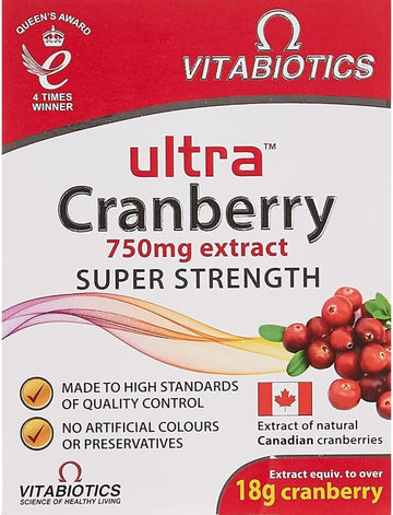 Ultra Cranberry Tablets - Pack of 30 Tablets