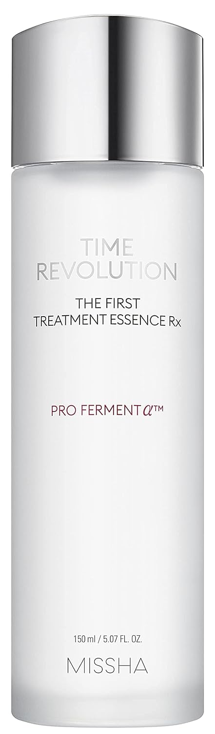 MISSHA Time Revolution The First Treatment Essence RX 150 - Essence/Toner That Moisturizes and Smoothes The Skin Creating A Clean Base - Amazon Code Verified for Authenticity