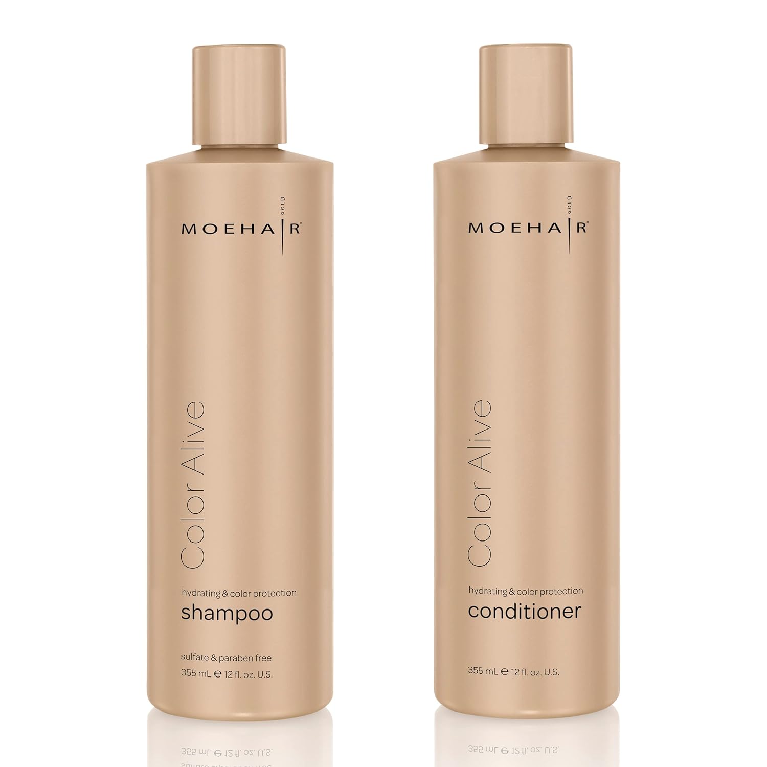 Moehair Color Alive Shampoo And Conditioner Set For Dry and Damaged Color Treated Hair | Sulfate And Paraben Free Color Safe Shampoo And Conditioner | 12   (Combo-CALIVE-12-101)