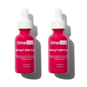 Timeless Skin Care Matrixyl 3000 Serum - 1 , 2 Pack - Prevent Visible Aging, Repair Damage, Improve Skin Firmness, Elasticity & Hydration - With Hyaluronic Acid - For All Skin Types, Sensitive Skin