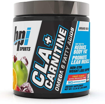 BPI Sports CLA + Carnitine ? Conjugated Linoleic Acid ? Weight Loss Formula ? Metabolism, Performance, Lean Muscle ? Caf